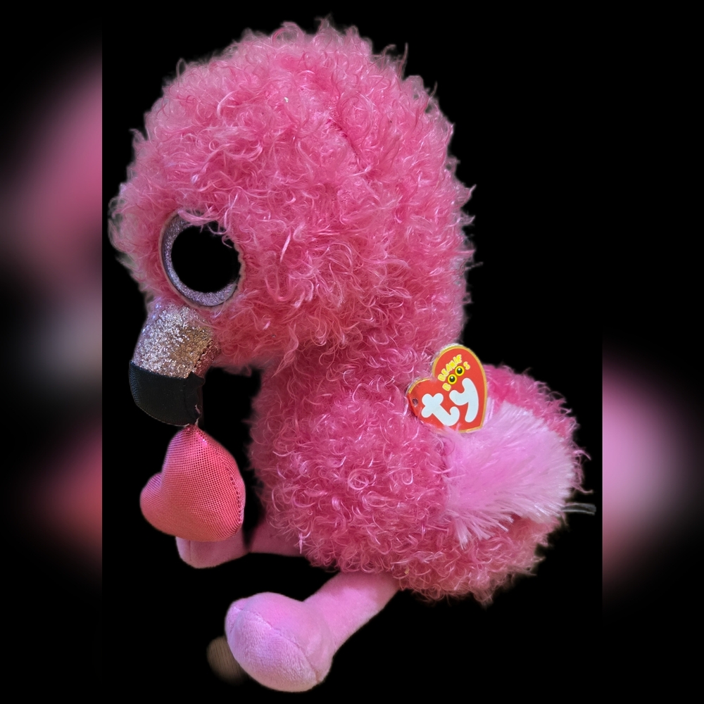 Pink TY Beanie Boo Flamingo Plush